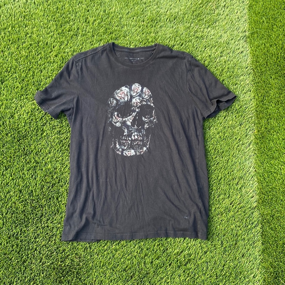 John Varvatos Rose Skull Shirt